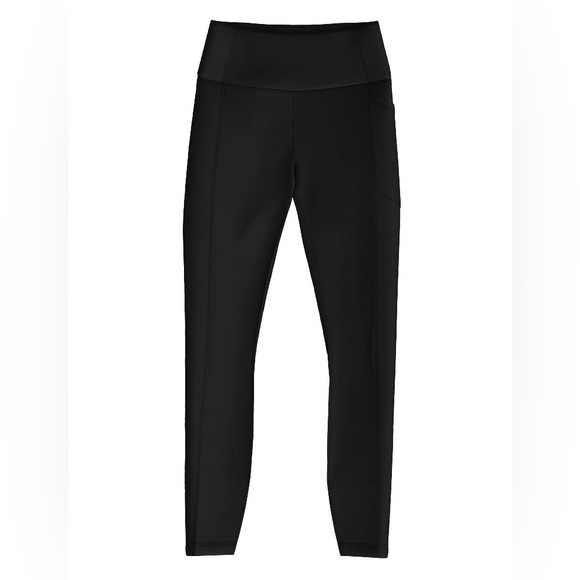 Victoria's Secret Essential High-Rise Pocket Leggings Black Medium (Short) NEW - Picture 2 of 3